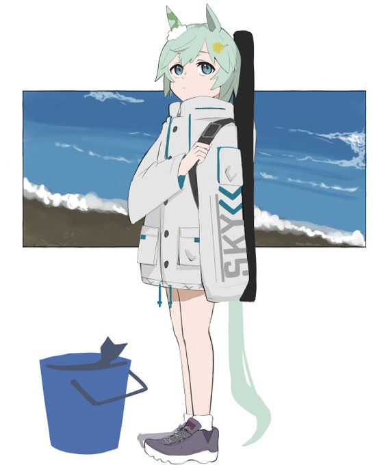 釣り娘🎣
#ウマ娘 
#セイウンスカイ 