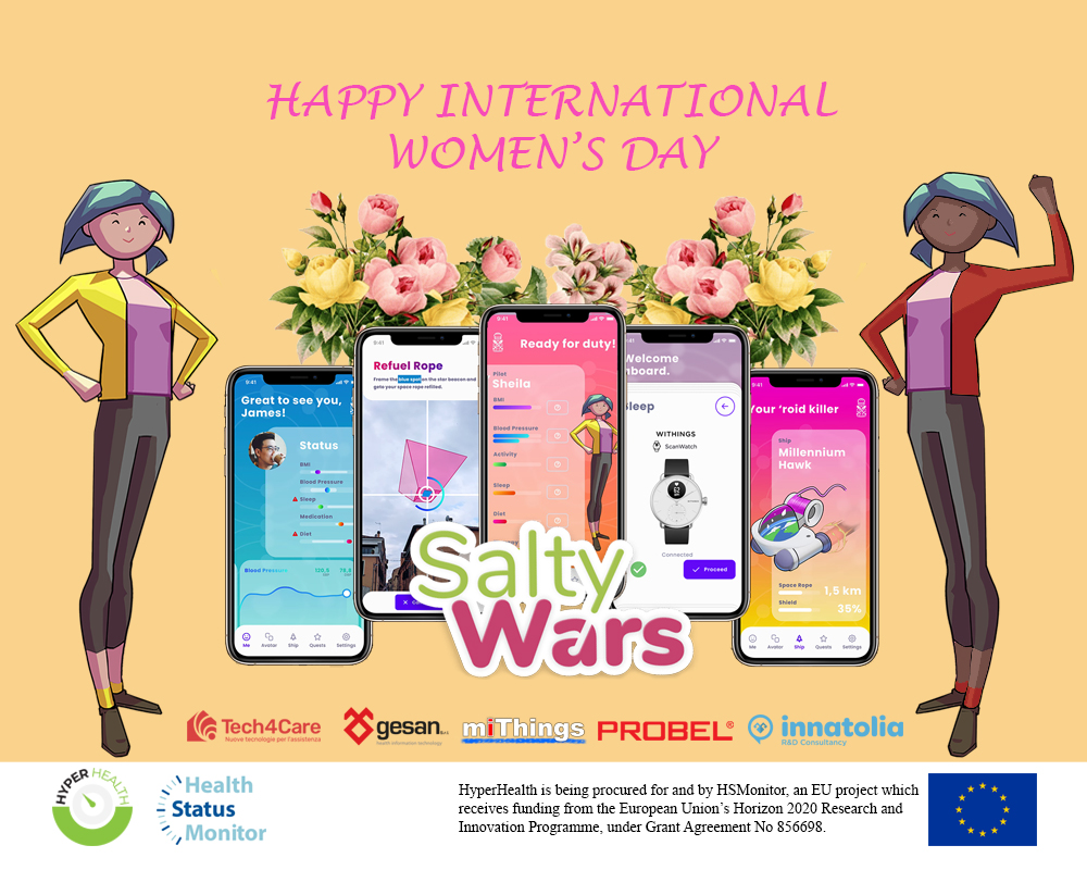 hyperhealthapp's tweet image. Happy International Women&apos;s Day🎗️

#HSMonitorPCP #mhealth #ehealth #Horizon2020 #8March #InternationalWomensDay