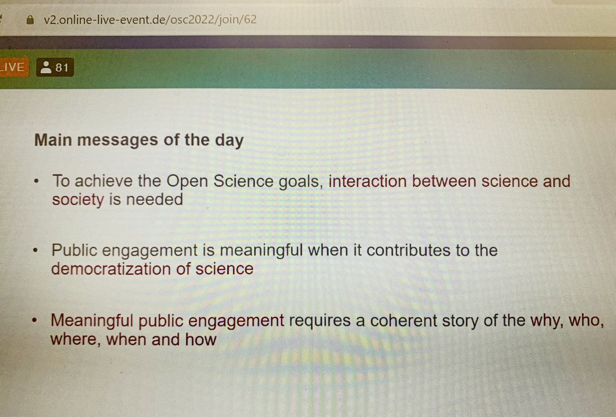 MagdaSzuflita's tweet image. #OSC2022 and mami message of the day #openscience @BridgeofData