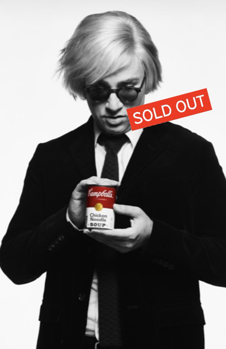 ryanraftery's tweet photo. This week’s performances of “The Trial of Andy Warhol” are SOLD OUT. Check link in bio for last minute ticket releases. THANK YOU, NYC! #andywarhol #nyc #Soldout https://t.co/jvrRmtGUEK