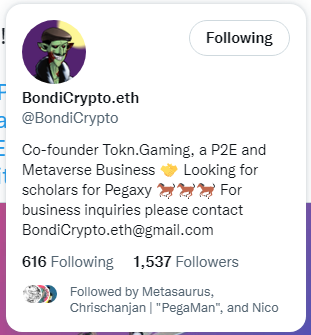 KimJohnsonSier1's tweet photo. @Metasaurus_rex @BondiCrypto @PegaxyOfficial @Nico_110899 @olvrbrc21 @IanQuilbio https://t.co/yrrtiohr6a