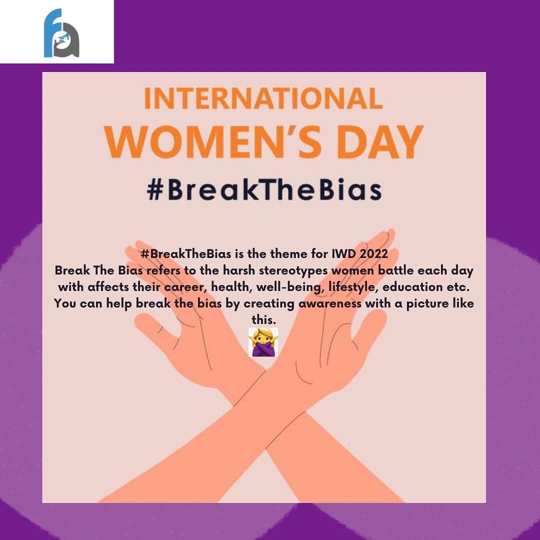 Happy International Women’s day from all of us at Biola Fagbuyi Arowolo Foundation. 

#InternationalWomensDay2022 #WomensDay #IWD2022 #BreakTheBias #BreakingTheBias