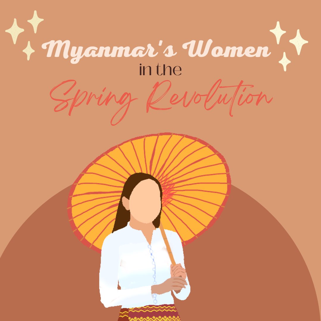 listenupmyanmar's tweet photo. နွေဦးတော်လှန်ရေးအတွင်းက မြန်မာအမျိုးသမီးများ

(1/2) When it comes to the Spring Revolution, which began in 2021, we can never overlook the role and significance of our women. #IWD2022 #BreakTheBias https://t.co/N4wKKfDyMm