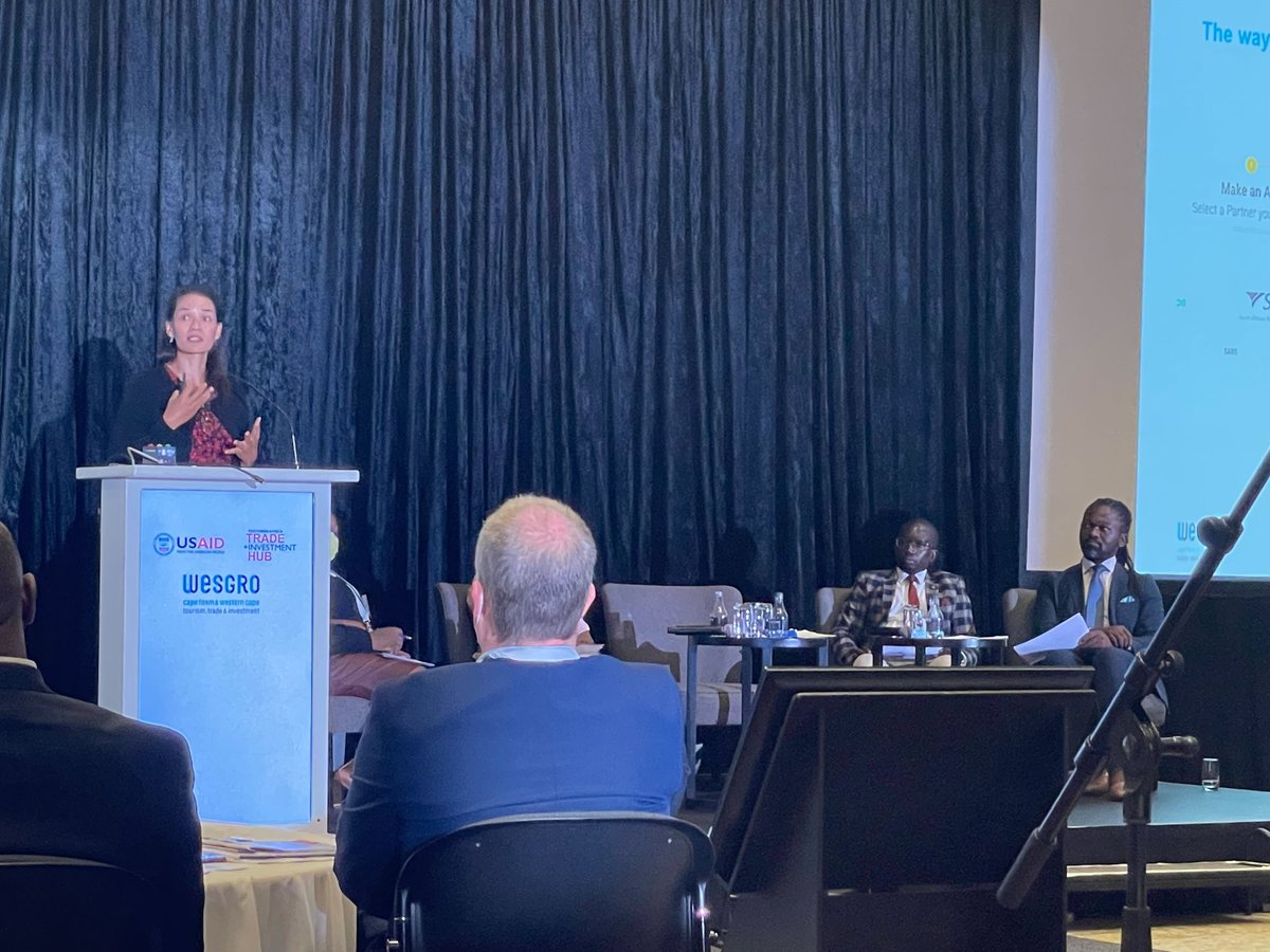 Today is the first day of the @AGOAinfo regional learning event hosted by @USAID_SAfrica in partnership with Wesgro. The event gives industry experts a platform to share ideas around sustainable economic growth and trade with the U.S 🇺🇸, through the utilization of @AGOAinfo