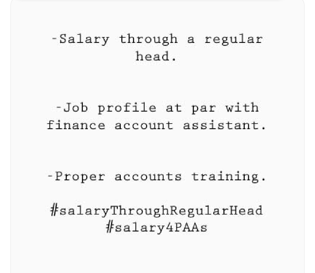 Gfarhan3G's tweet photo. #salaryThroughRegularHead
#PAAs https://t.co/p1Zo0cPyKg