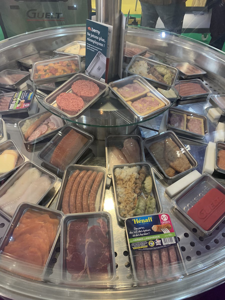 💡 Sur notre stand nous proposons des produits frais conditionnés dans nos contenants et operculés par @gueltcom, susceptibles d’être proposés aux consommateurs en magasin #CFIA2022