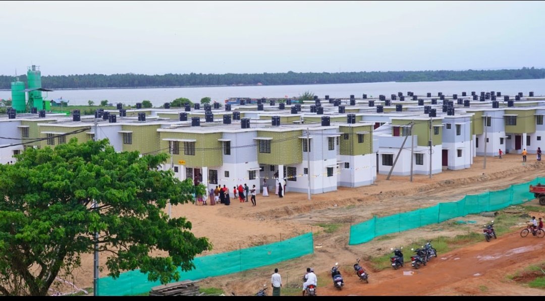 SajiCherian11's tweet photo. 250 more homes!

Today 250 houses have been handed over under #Punergeham by CM @vijayanpinarayi, a Rs.2450cr  project to rehabilitate fishermen families. Started in 2020, the project has completed 1109 houses &amp; 128 flats. Construction of 1126 houses &amp; 898 flats is progressing. https://t.co/YWmcnIOTZG
