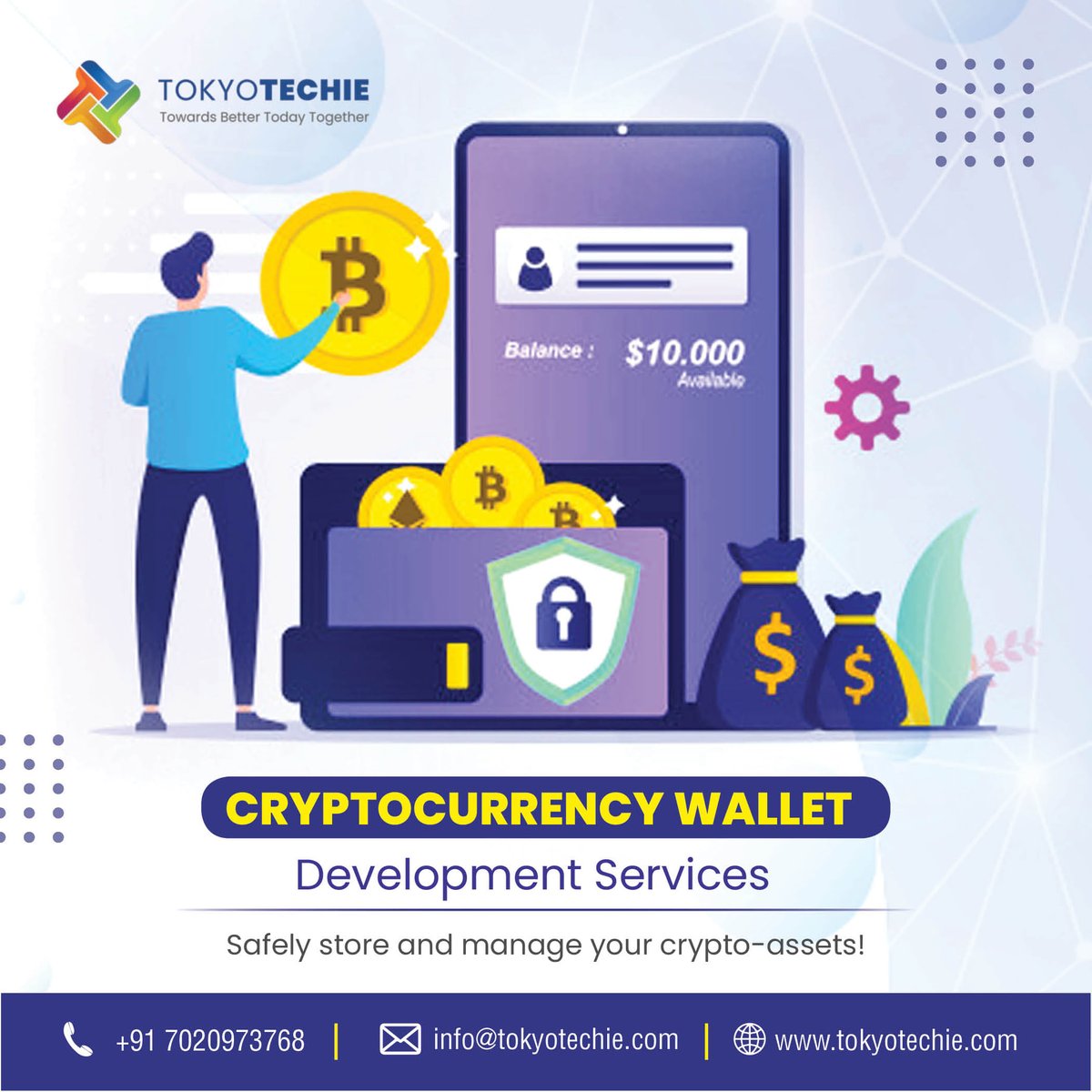 tokyo_techie's tweet photo. When it comes to security & developing your wallet effortlessly, then Tokyotechie is considered as one of the most helpful & trustworthy companies. For Details : https://t.co/URll5FnuWN
#nft #Cryptocurrency #Bitcoin #cryptowallet #Ethereum #defidapp #cryptoasset #cryptonews https://t.co/aliSKdpWrJ