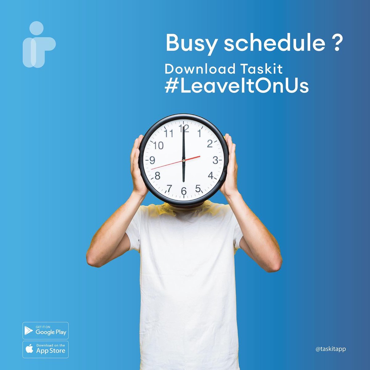 taskitapp's tweet image. ماعندك وقت؟ 
خلص اشغالك مع #تاسك-ات
 
You don’t have time? 
Don’t worry and get your tasks done 
with #Taskit.