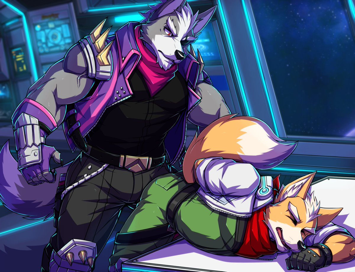 March reward preview - Star Fox Wolf O'Donnell X Fox McCloud .Now, be....