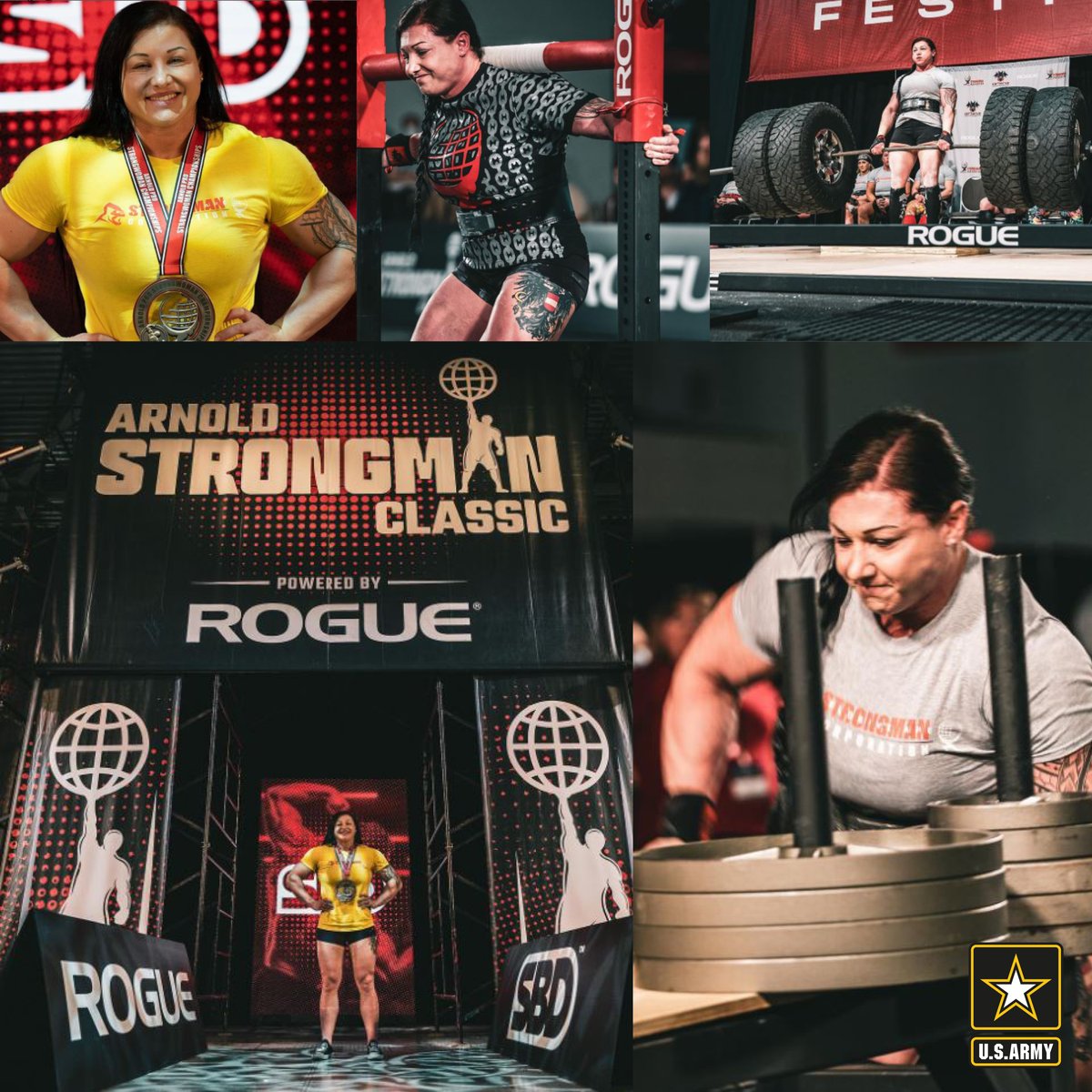 Recap of an exciting weekend! SSG Gabriele Burgholzer from U.S. Army Warrior Fitness #WorkhorseBattalion competed in the <a href="/arnoldsports/">Arnold</a> festival coming in as the 8th strongest woman in the world. That's making history during #WomensHistoryMonth!