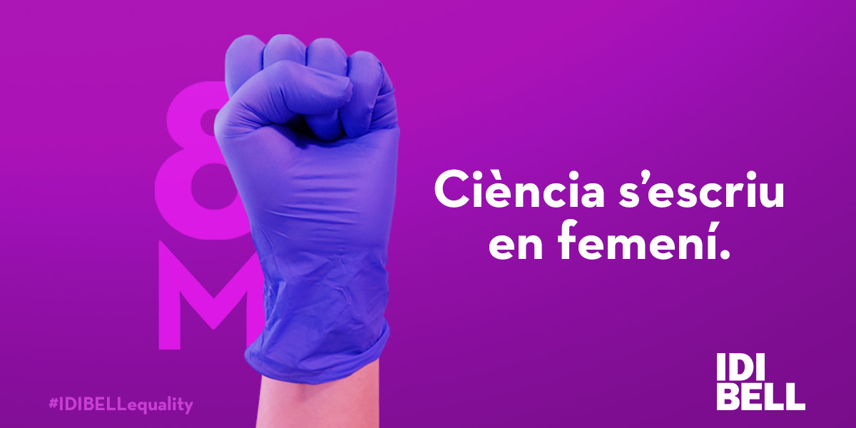 idibell_cat's tweet photo. 🟣#Ciència s'escriu en #femení.
#8M2022 #IWD2022 #IDIBELLequality https://t.co/Tgdtltw6zI