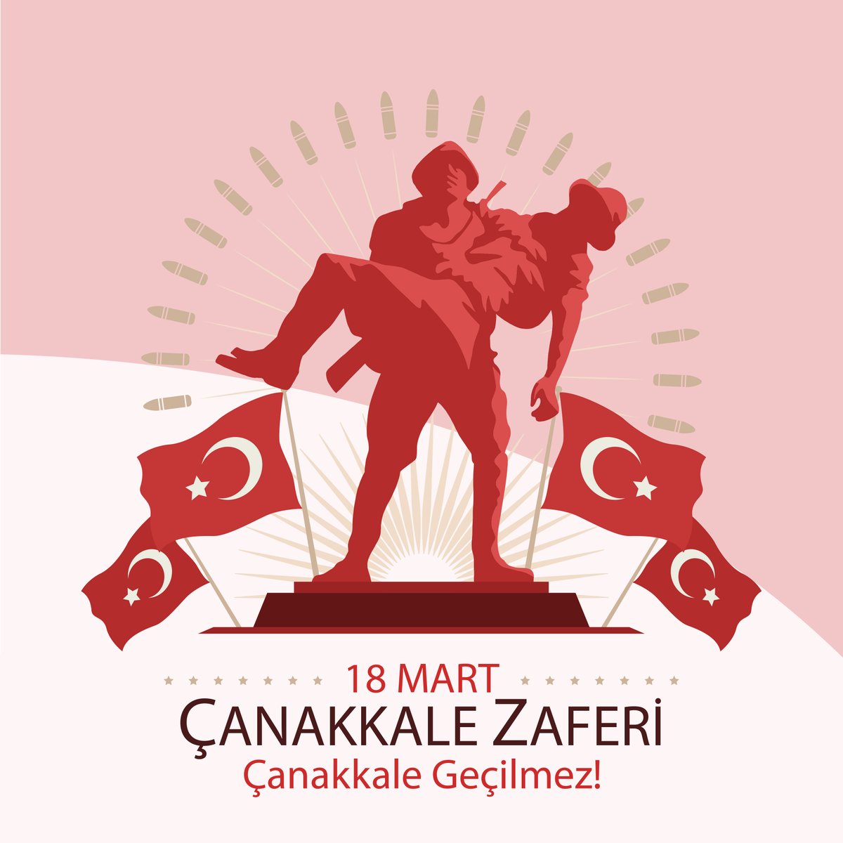 alarosecomtr's tweet photo. Çanakkale Zaferi, vatanseverlik, fedakârlık, cesaret gibi yüksek faziletlerin kahramanca sergilendiği bir destandır. Aziz Türk milletimizin bu onurlu günü kutlu olsun. Aziz şehitlerimizi saygı ve minnetle anıyoruz.  🇹🇷️

#alarose #18Mart #ÇanakkaleZaferiveŞehitleriAnmaGünü https://t.co/4wNT7fKDZR