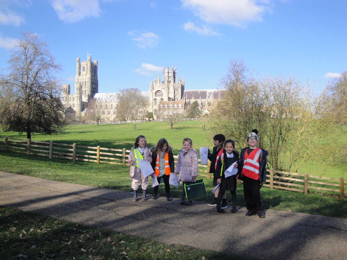 The first school trip for KS1 took place yesterday - a fabulous visit to Ely Cathedral to learn about Etheldreda and a mapping walk to the river.