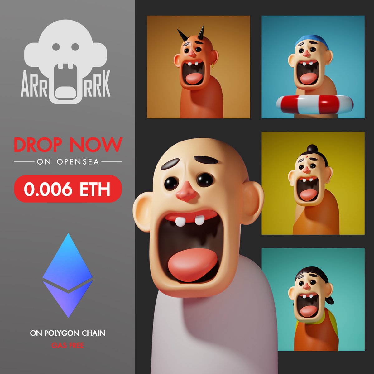 Sad_Souci's tweet photo. "He was made to represent your sensitive side. The day you made a mistake or embarrassed to the point of wanting to cry out like a child" ARRRRK ⚡️New drop on polygon chain. 
👉https://t.co/SxdGUh5ldz

#nftart #NFTCommunity  #NFTdrop #NFTTHAILAND #NFTartists https://t.co/oLTvron0XV