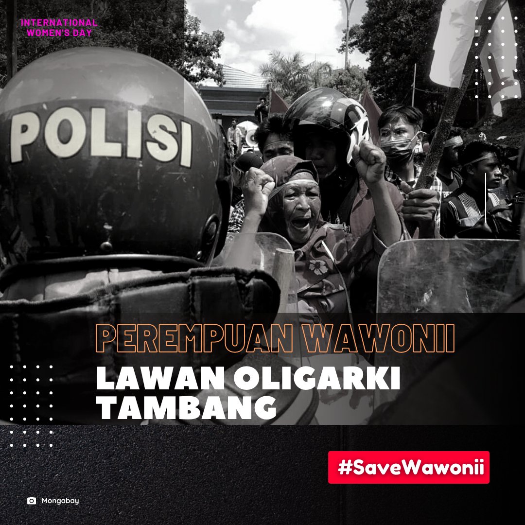 Wawonii_Melawan's tweet photo. Tambang yang karakternya eksploitatif, menyadarkan perempuan Pulau Wawonii untuk melawan.

Kehilangan lahan berdampak pada pasokan pangan, air yang tercemar dan lenyap berdampak pada kesehatan reproduksi perempuan dan kebutuhan domestik rumah tangga.

#SaveWawonii https://t.co/VAJ4WzJBHT
