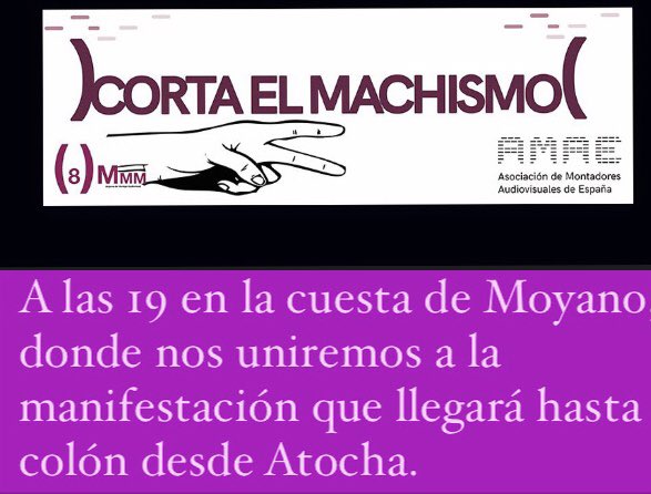 AMAE_pro's tweet photo. ¡Hagamos ruido! ¡Que se nos vea y escuche! #8mmm https://t.co/ZhPhvaZ6dN