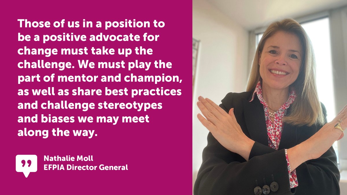 On #InternationalWomensDay, we celebrate the extraordinary contribution women are making to society, science and healthcare. #WeWontRest challenging biases and building a culture of inclusion and equal opportunities #BreakTheBias 
<a href="/NathalieMoll/">Nathalie Moll</a>