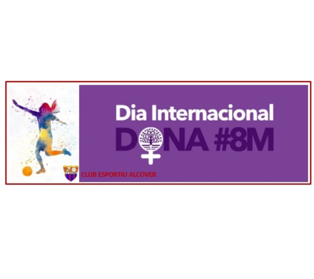 Avui, 8 de març, és el Dia Internacional de les Dones. El Club Esportiu Alcover en tot moment treballa per a teixir xarxes per aconseguir una igualtat real entre dones i homes.
#8m #diainternacionaldeladona #fcf #fútbolamateur #alcover