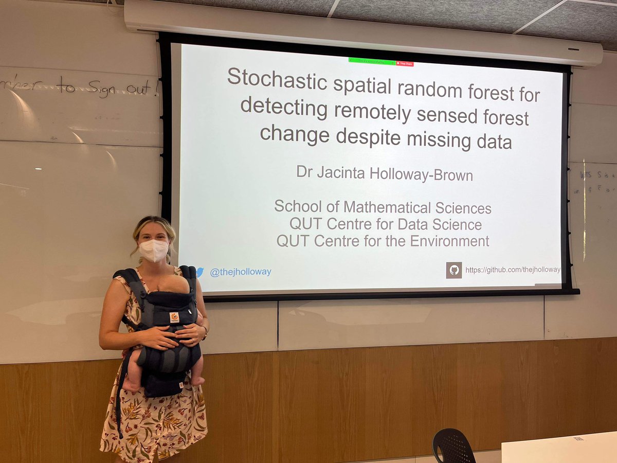 Today I got to talk science for the 1st time in a while. It was extra special because I had my son with me 👶

Presenting on #IWD felt auspicious 👩‍🔬
<a href="/Momademia/">Academic Mom, PhD</a> #WomenInSTEM 

I hope by continuing to share what I do with Finley he’ll grow up knowing women belong in science 👊 1/4