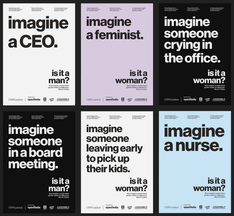 creativeboom's tweet photo. Ad agency CPB London launches 'Imagine' campaign to tackle gender bias https://t.co/z2gmWNMAmO #InternationalWomensDay2022 https://t.co/cifuJVRY6C