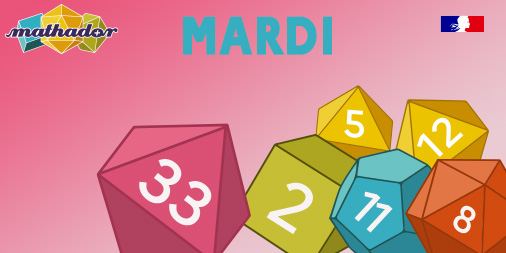 Bonjour à tous 🚀
C'est l'heure du 2e tirage de la Semaine des #Maths :
Réussirez-vous à atteindre 33 avec 2/5/8/11 et 12?🧐
Faites-nous part de vos solutions et retrouvez les nôtres ici : blog.mathador.fr/semaine-des-ma…
#SDM2022 #Mathematiques #Mathador #calculmental