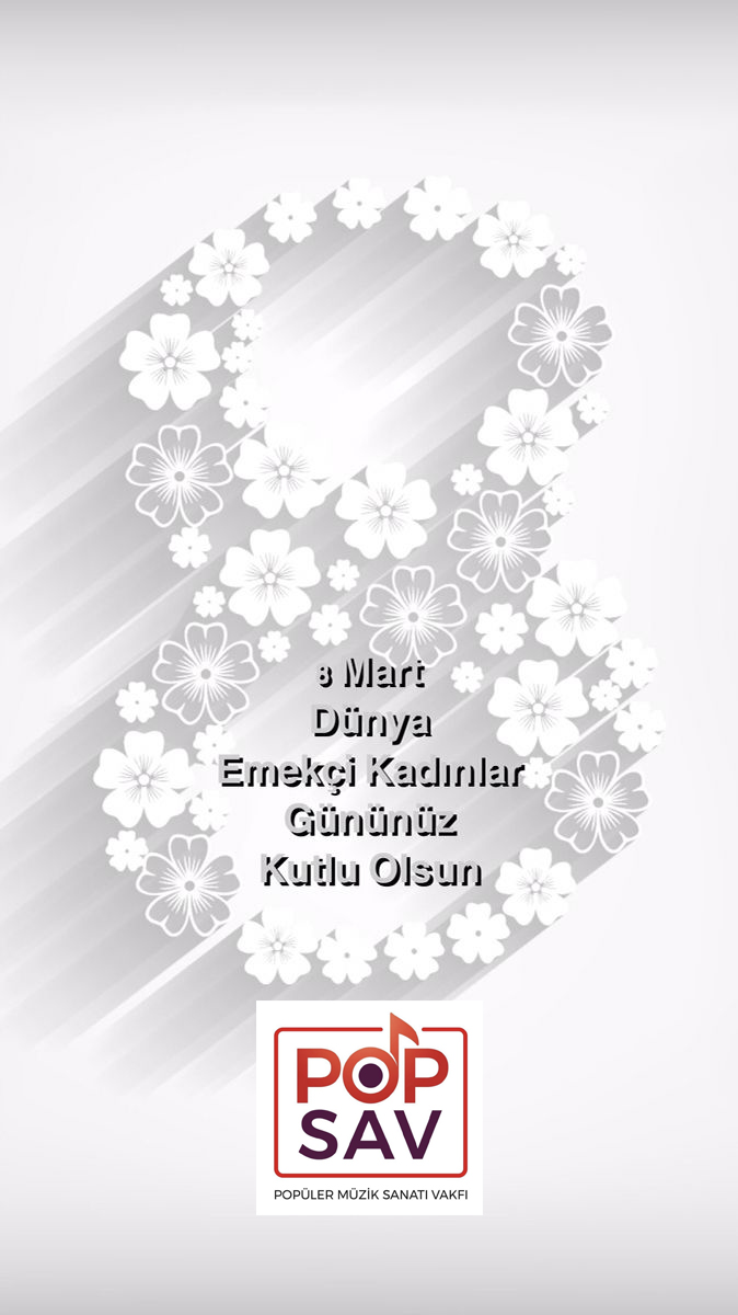 popsav_tr's tweet photo. 8 Mart Dünya Emekçi Kadınlar Günü Kutlu Olsun..
#8martdunyakadinlargunu https://t.co/HHPEizTQuL