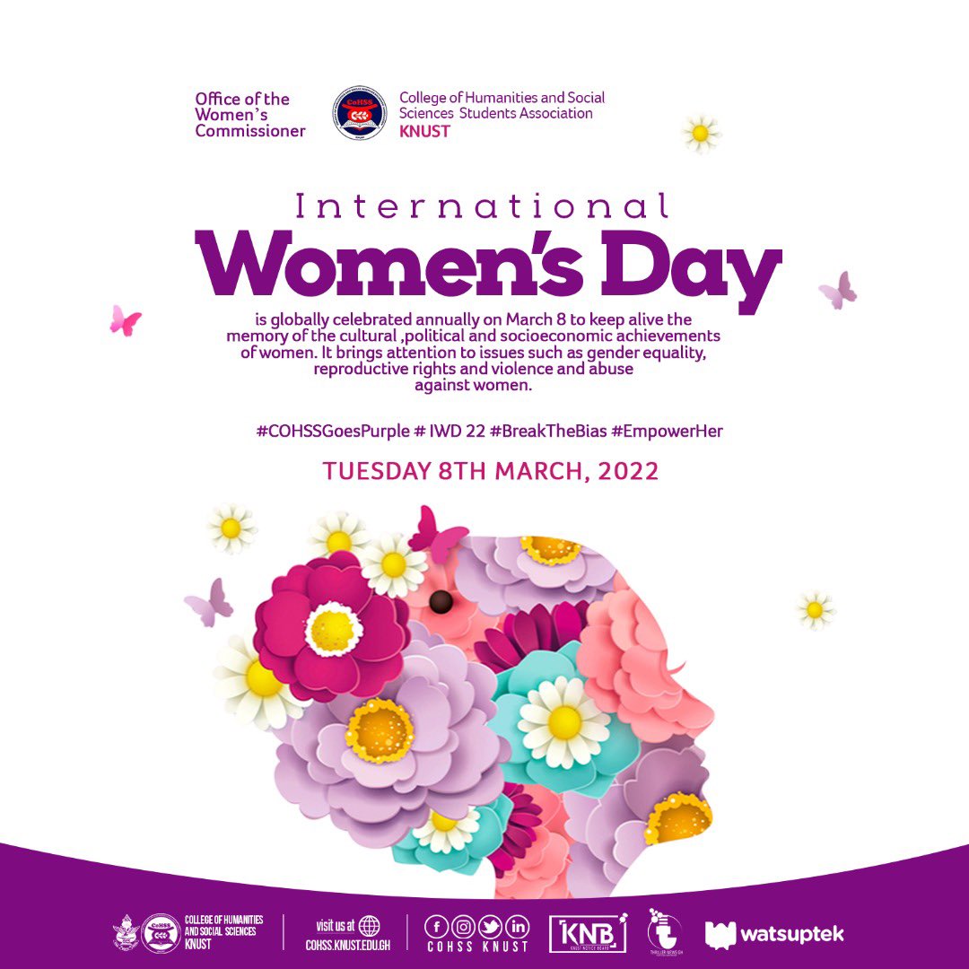 This special day is celebrated annually on March 8 to raise awareness about gender equality and women empowerment. Ladies, there is no force more powerful than a woman’s determination to rise and remember to always keep your face forward to the sunshine with pride and dignity✨.