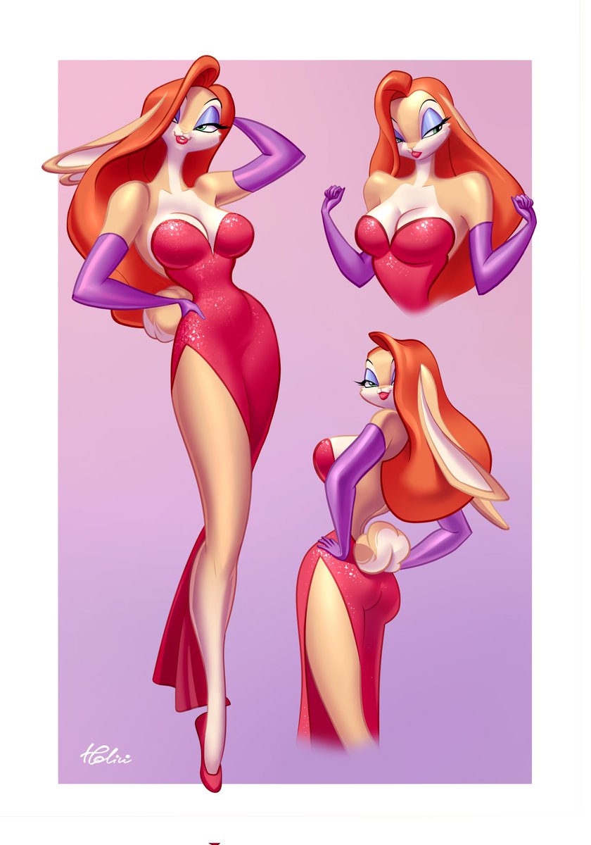 Jessica Rabbit #bunny #fanart #rabbit #jessicarabbit #holivi #furry.