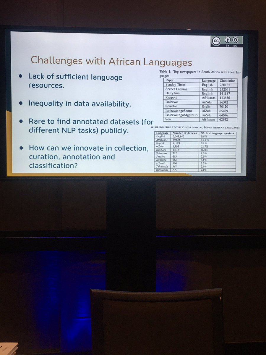 ITWeb's tweet image. #ITWebBI2022: Challenges with pushing forward african machine learning and natural language processing. @UPTuks
