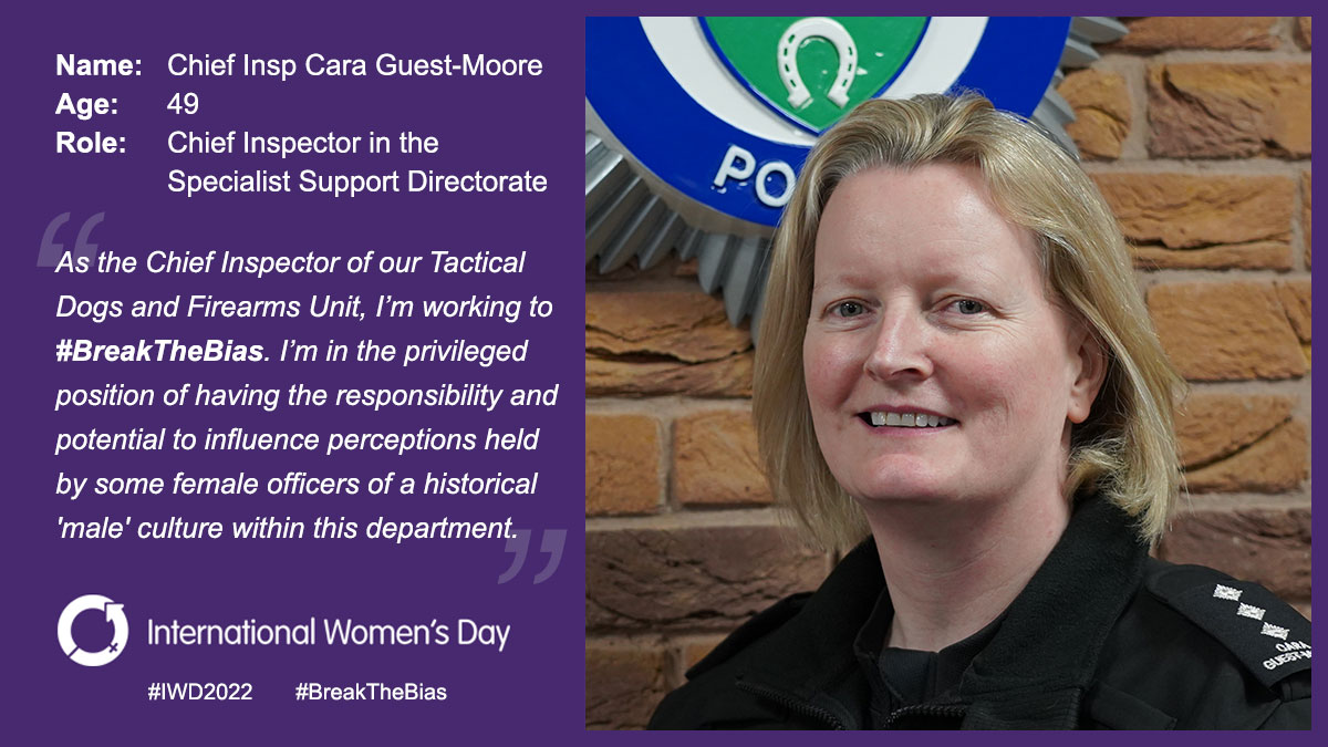 leicspolice's tweet photo. On #IWD2022, we want to celebrate women’s achievements &amp; take action for equality, here’s how one of our Chief Inspectors is doing just that: 

“Many years ago, I was a PC working on the ARV &amp; remember being acutely aware of the gender imbalance in the makeup of the unit.”(cntd) https://t.co/fgEzd92JNk