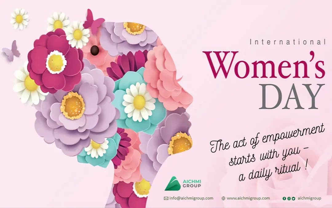 AichmiGroup's tweet photo. International Women's Day is a celebration of recognising the social, economic, cultural and political achievements of women of all age. Let's continue to empower one another!
#IWD2022    #IWD2022 https://t.co/fDfEkb6bCc