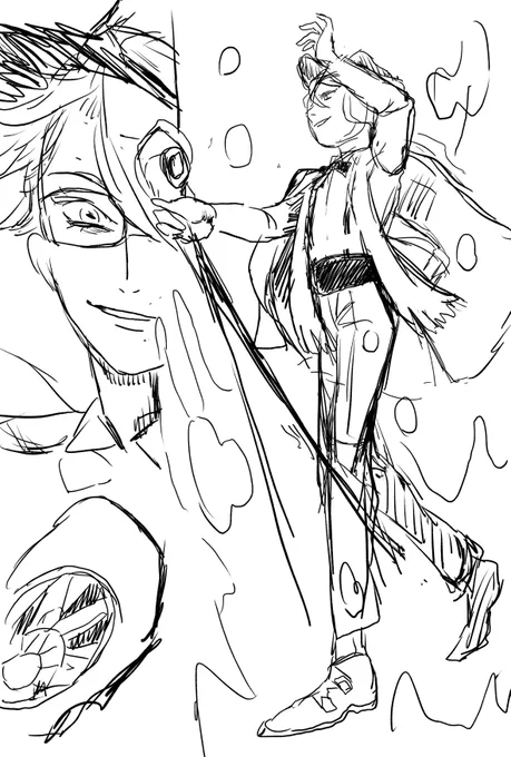 🐙かっこいいぃなぁぁああ!
と言うパッションのままに描いた 