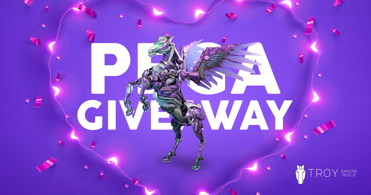 troyguild's tweet photo. 📢TroyGG &amp; is giving away a 1 #Pegaxy Scholarship!

👉To enter:
👉Like / RT / Tag 1 friend
👉Follow @cryptowomentr to support women!
👉Follow @troyguild

⏰Draw in 72 hrs!⏰

#PlayToEarn #PegaxyScholarship #PEGAXYGIVEAWAY #Play2Earn #NFTCommunity #P2E @PegaxyOfficial https://t.co/8XcBdUwh91