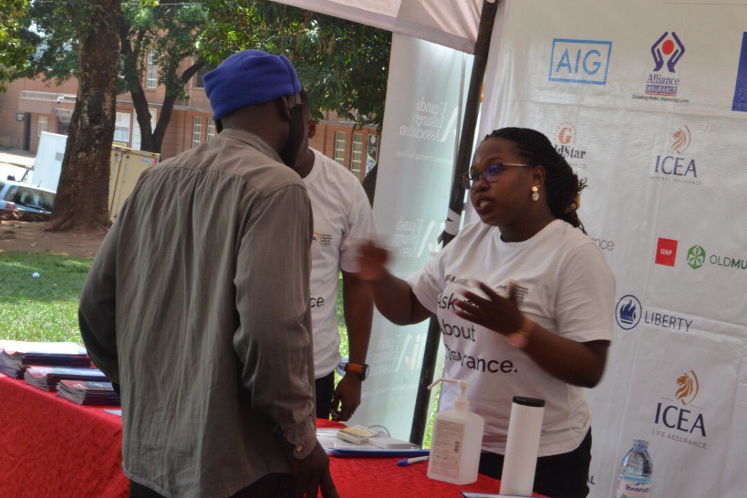 amunrated's tweet image. The partners @IraUganda, @ugbankers, @The_UIA, @InsurBrokersUg, @HedgeMarketing share free medical services and information to the public at Railway Grounds. #InsuranceWeek22 #DrivingInsuranceGrowth 
@babirukamu @IRA_CEO