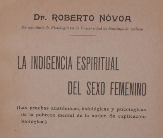 Cuando mi abuela nació, estos libros de ciencia llenaban los anaqueles. Este #8M me ha dado por pensar la de veces que la oficialidad científica ha apuntalado un sistema que expulsa a la mitad de la población.
Celebremos el día como podamos, la batalla hay que darla los otros 364