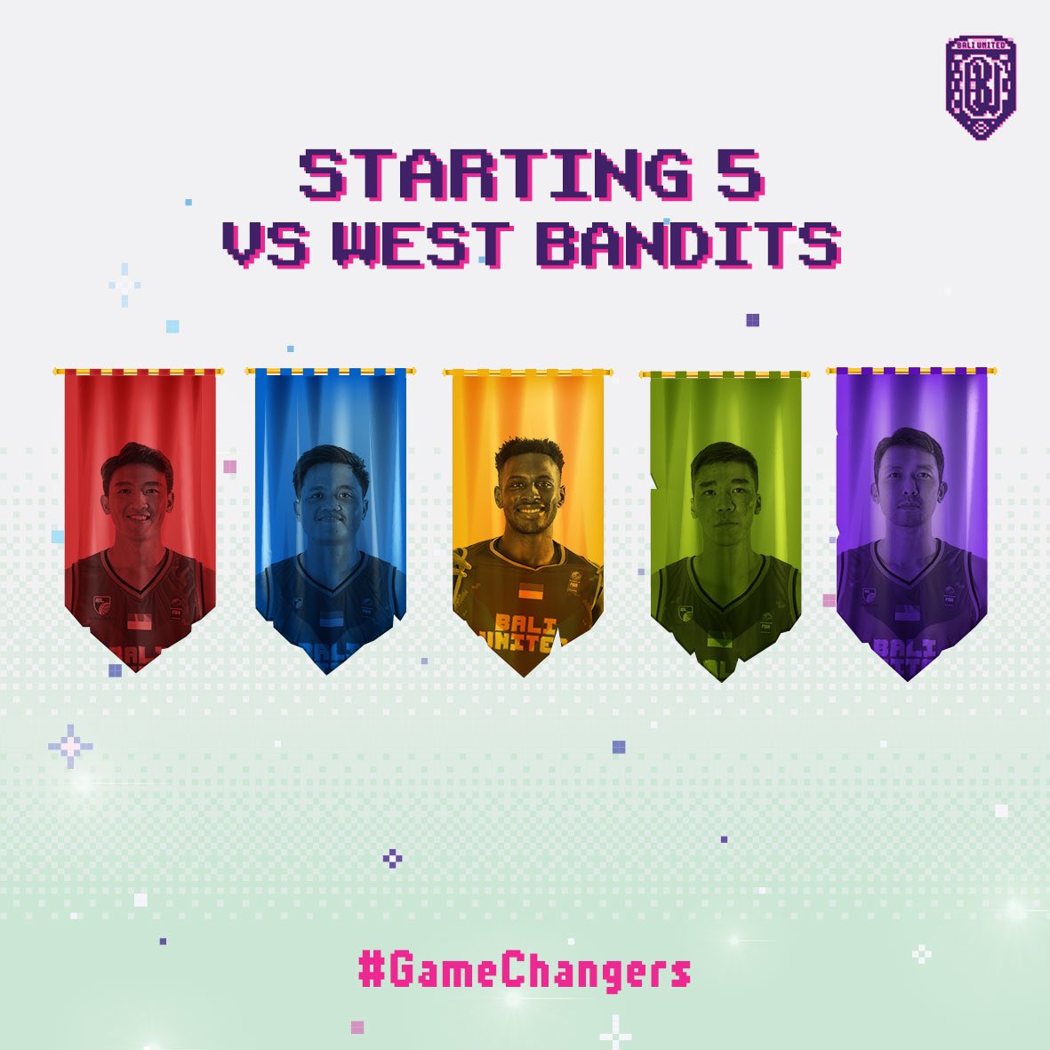 baliutdbasket's tweet photo. STARTING 5 VS WEST BANDITS ‼️
FIGHT BOYSSS 💪🏻
#GameChamgers https://t.co/9oMKMR7ega