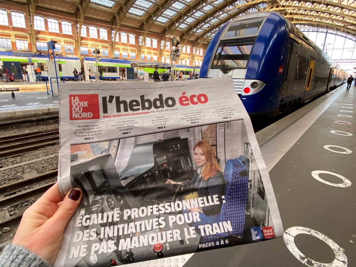 Lutter contre le sexisme ordinaire et le harcèlement, développer l’égalité femmes-hommes et la mixité, féminiser les métiers…
On en parle dans l’hebdo éco <a href="/lavoixdunord/">La Voix du Nord</a> avec <a href="/ValSauvage/">Valérie Sauvage</a> <a href="/Pauline_Brunon/">Pauline_BRUNON</a> #SNCFMixité &amp; <a href="/Nozmiee/">Noémie C.</a> conductrice <a href="/TERHDF/">TER Hauts-de-France</a> 
#SNCF 

🗞lavoixdunord.fr/1148228/articl…
