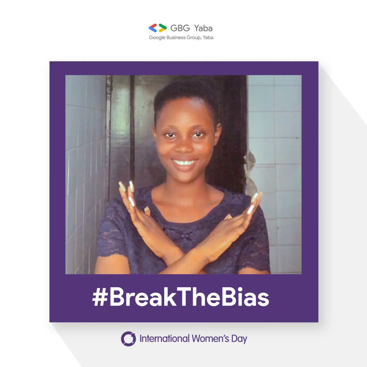 gbgyaba's tweet photo. Womenwill Yaba and GBG Yaba, in collaboration with the IWD community, are lending our hands and voices to help rid the world of bias, stereotypes, and discrimination. https://t.co/mH9jQ490O0