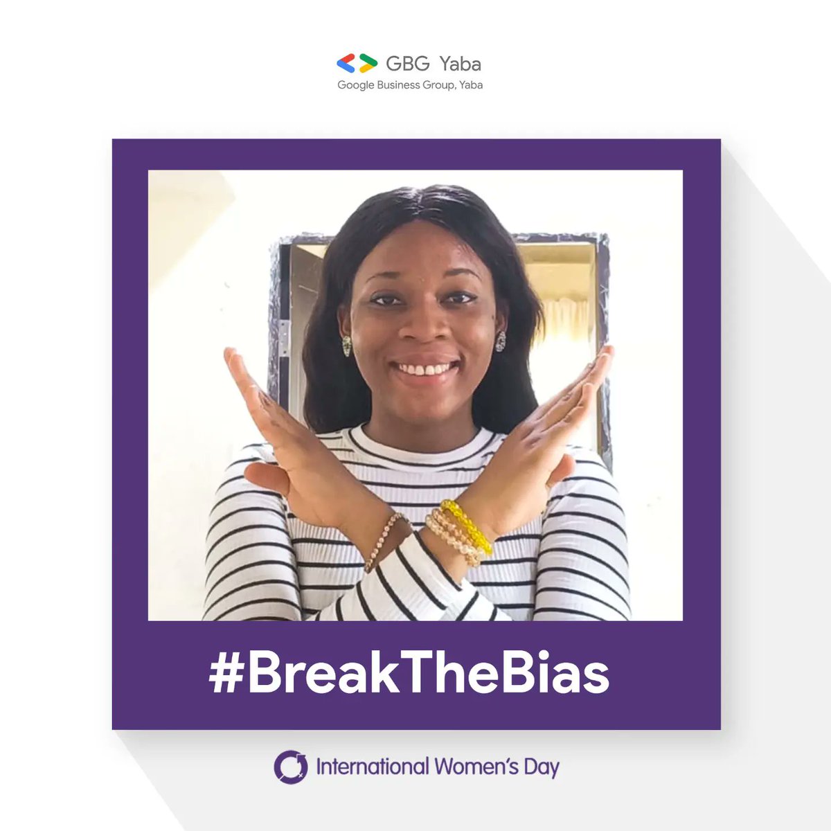 gbgyaba's tweet photo. We recognize and celebrate the accomplishments, impact, and value that women constantly bring to the workplace, community, school, and home.

We are actively supporting the #BreakTheBias campaign because together, we can change the world. https://t.co/6hCtCdHulS