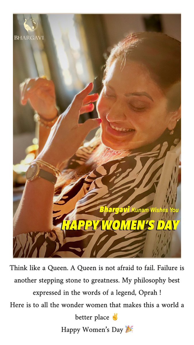 studiobhargavi's tweet photo. #WomensDay https://t.co/DgzqPfYiMS