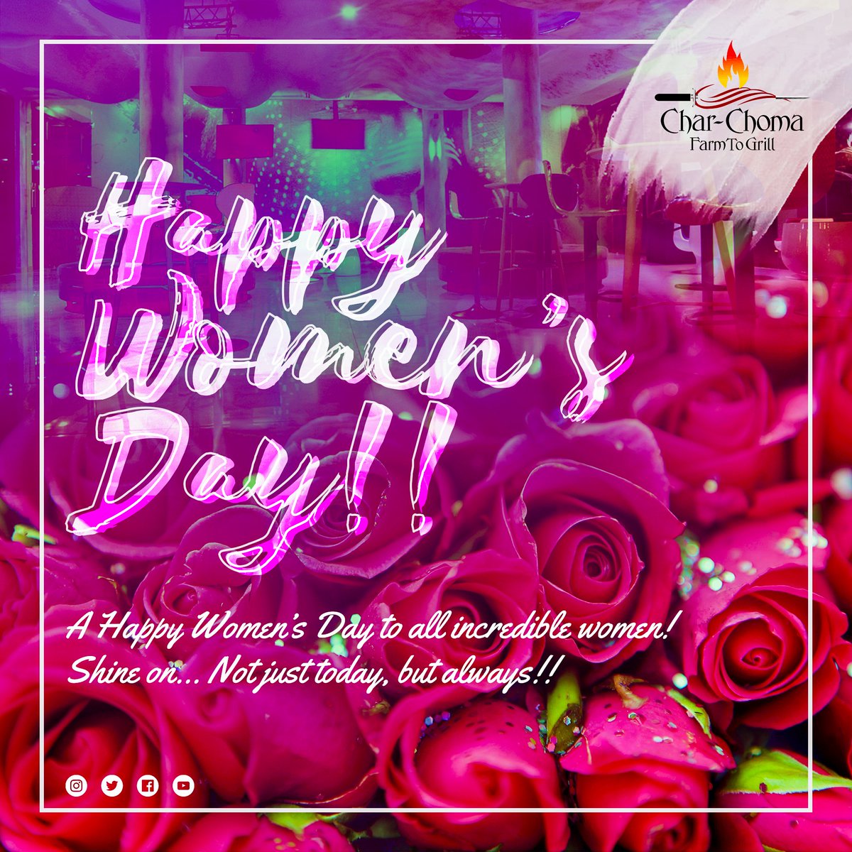 CharChoma's tweet photo. She is a Dreamer, she is a believer, she is a doer, she is an achiever, and that she is “You”. We celebrate you for all the times you brought smiles  that made days brighter.
Happy Women’s Day.

#IWD2022 https://t.co/GPv7hqJVmf