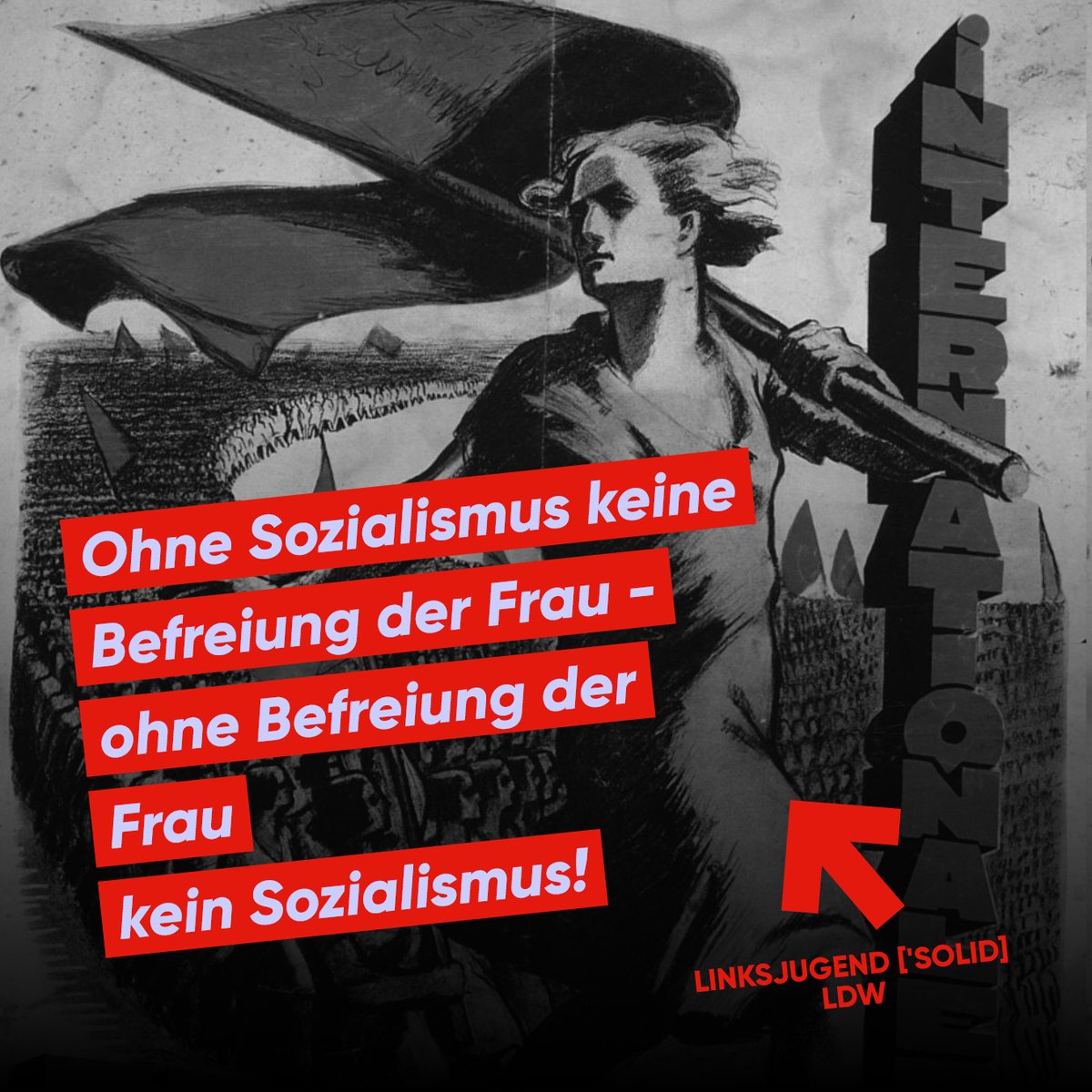 SolidLdw's tweet photo. Heute ist der 08. März - geht raus auf die Straße und kämpft gegen patriarchale Gewalt! https://t.co/2H8RtqlNlH