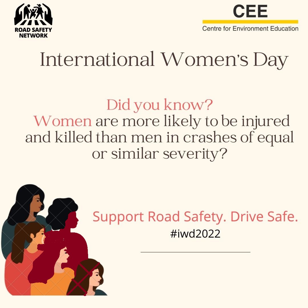 RSNGujarat's tweet photo. On #Internationalwomensday we would like to ask how much you know
about women's safety on road?
Read more: https://t.co/djMrK9gdc8.
#supportroadsafety #drivesafe #roadsafety #saferroads #roadsafetynetowrk #GRSP #ceeindia https://t.co/jrOhwxqvks