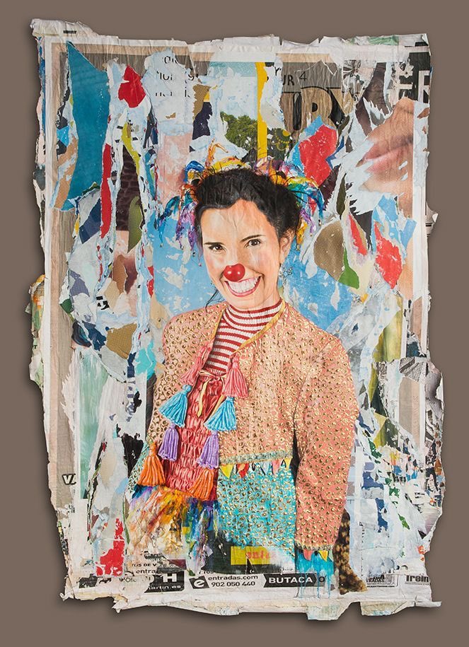 Hoy en el día de la mujer #8m Mujeres artistas, mujeres que cambian el mundo sacando lo mejor de cada uno. Payasas de hospital #clowdehospital #payasadehospital @veronica_elizabeth_macedo #diadelamujer #8marzo Pintado a #oleo sobre carteles de conciertos