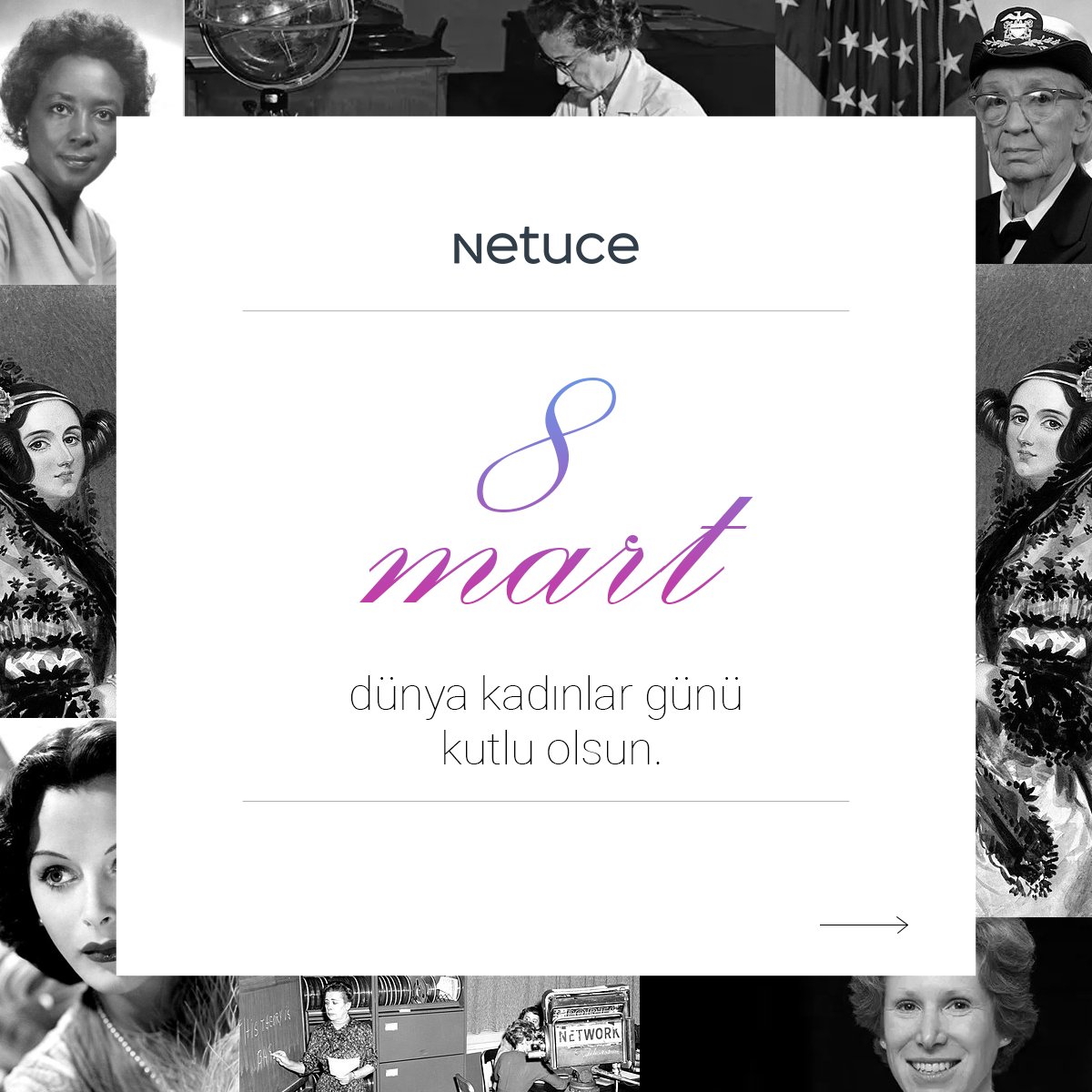 netuce's tweet photo. Kadınların zekası, fikirleri, emeği ve bitmek bilmeyen çalışma azmiyle dünden bugüne tarih ve hayatlarımız yön buldu. Bugünlerimizi inşa eden tüm kadınların Kadınlar Günü kutlu olsun. #happyinternationalwomensday
#KadınlarGünü #KadınlarGünüKutluOlsun #WomensDay #IWD2022 https://t.co/ko9jnwoOSo