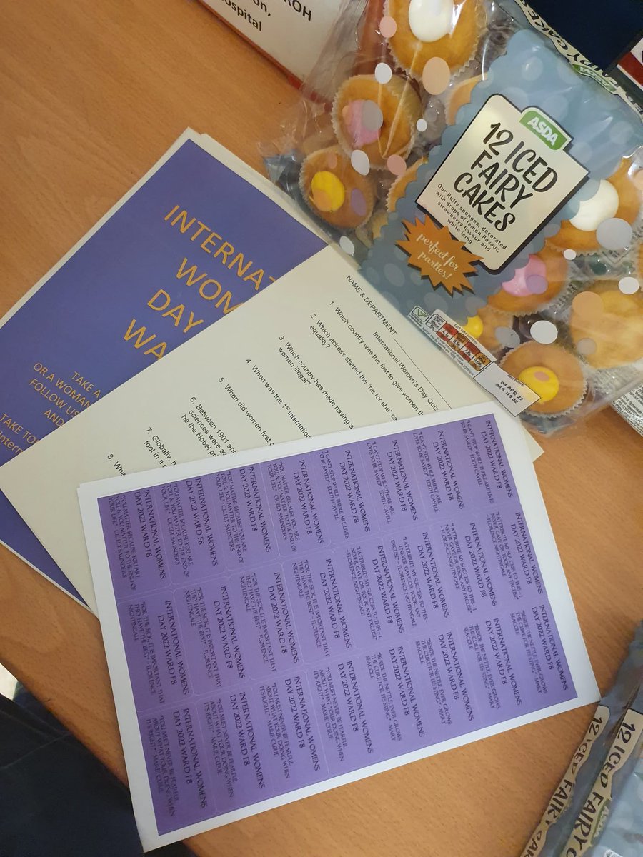 Celebrating international womens day down on F8, come and join us for a quiz with a prize for the winner, and we’ve got cake who doesn’t love cake? #InternationalWomensDay #wardf8ccu <a href="/NCAlliance_NHS/">Northern Care Alliance NHS Foundation Trust (NCA)</a> <a href="/OldhamCO_NHS/">Oldham Care Organisation</a> <a href="/WardF8CCU/">Ward F8/CCU NCA-TROH 🫀</a>