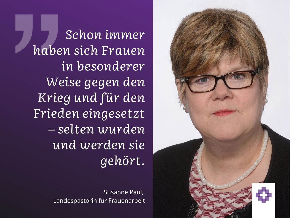 kirchehannovers's tweet photo. "Immer haben sich #Frauen in besonderer Weise gegen den Krieg, für #Frieden eingesetzt – selten wurden und werden sie gehört", sagt Susanne Paul, Landesfrauenpastorin der Landeskirche. 
Heute ist Weltfrauentag - was denkt ihr, braucht es den? 👩‍🦰👵🏾👩🏽‍🦳 !B

➡️ https://t.co/S9FlIW6ROq https://t.co/kIGQAbuFPy