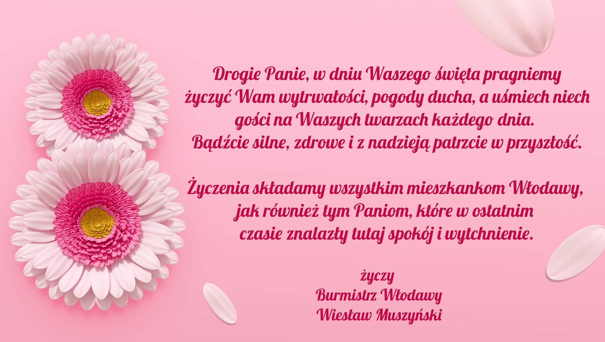 Wszystkiego najlepszego Drogie Panie 🥰 🥰 🥰