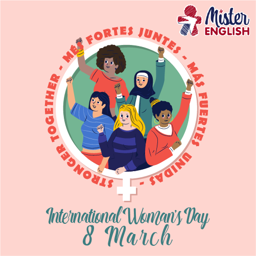 MrEnglishLleida's tweet photo. 📢We might celebrate it today, but we must remember that every day is Woman's Day 📆.  Happy 8th of March! #InternationalWomansDay https://t.co/ralib6Ur90